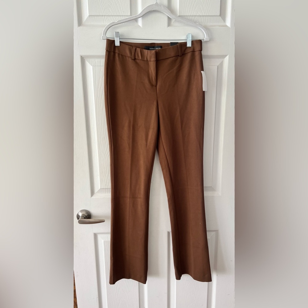 Amanda + Chelsea Brown Flared Trousers